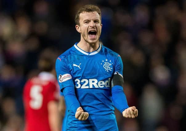 Andy Halliday believes Mark Warburton should ignore the January sales - because his Rangers squad is already good enough to clinch second spot. Picture: Craig Watson/PA Wire