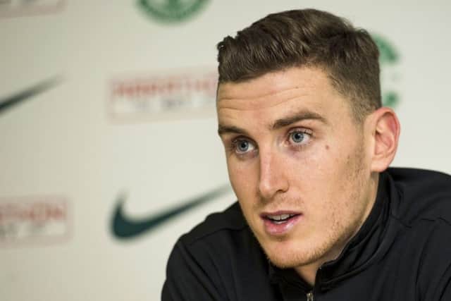 Defender Paul Hanlon has reached the milestone of 300 games for Hibernian. Picture: Gary Hutchison/SNS