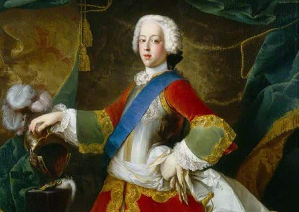 Charles Edwards Stuart, painted by Louis Gabriel Blanchet in 1738, arrived in Glasgow on Christmas Day 1745.