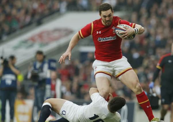 George North resumed playing for Northampton, despite replays suggesting he had lost consciousness after a head injury.  Picture: Alastair Grant/AP