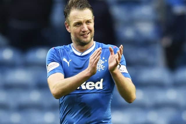 Clint Hill helped Rangers defeat Inverness CT on Saturday afternoon. Picture: SNS