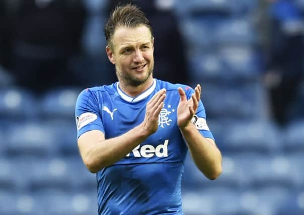 Clint Hill helped Rangers defeat Inverness CT on Saturday afternoon. Picture: SNS