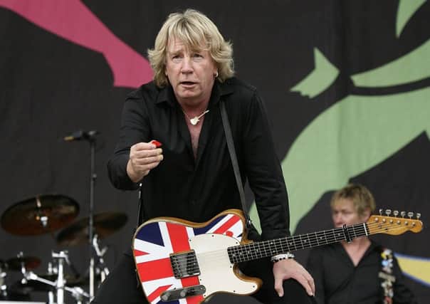 Rick Parfitt of Status Quo  died in hospital in Spain following a severe infection. Picture PA