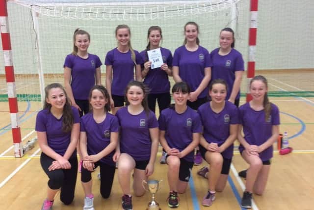 Marr Colleges winning Senior 1-3 squad.