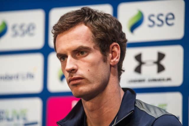 Andy Murray is the perfect role model says Brendan Rodger. Picture: John Devlin.
