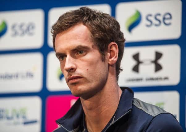 Andy Murray is the perfect role model says Brendan Rodger. Picture: John Devlin.