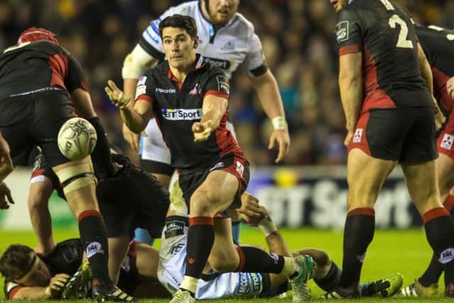 Sam Hidalgo-Clyne showed glimpses of his best form but was unable to prevent Edinburgh slipping to defeat against Glasgow. Picture: SNS Group/SRU