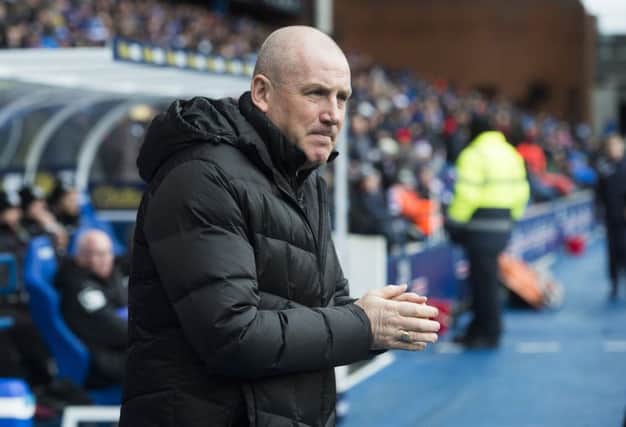 Rangers manager Mark Warburton wants his side to continue their recent momentum going into Saturday's match. Picture: SNS
