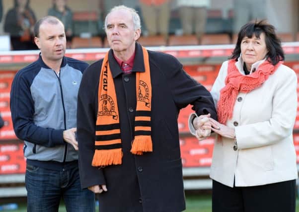 Frank Kopel makes an appearance on the pitch. Picture: SNS Group