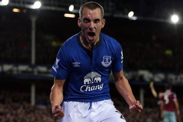 Rangers are said to be interested in former Everton midfielder Leon Osman. Picutre: Getty