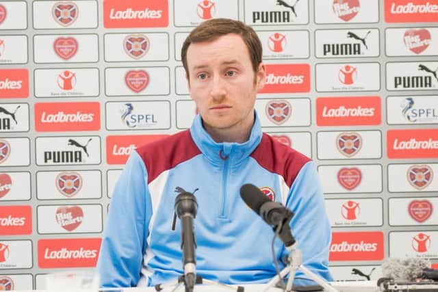 Hearts head coach Ian Cathro would like to see the summer break extended. Picture: Ian Georgeson