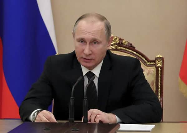 Russian President Vladimir Putin. Picture: AP