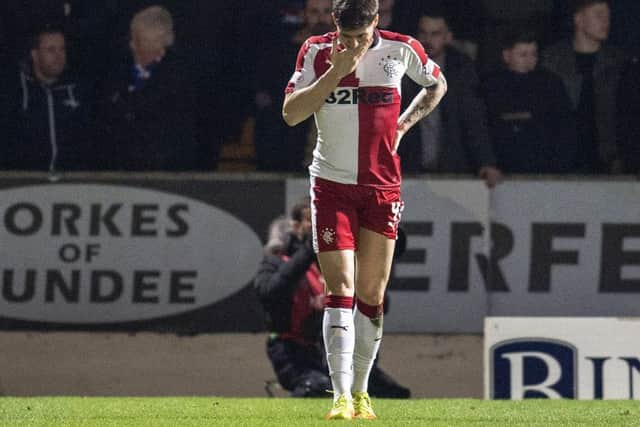 Rangers' Rob Kiernan was accused by St Johnstone's Steven Anderson of punching him in the ribs. Picture: Rob Casey/SNS