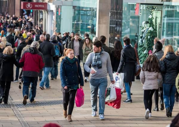 Scotland's shops face 'formidable challenges' in the year ahead, warned the Scottish Retail Consortium. Picture: Ian Georgeson