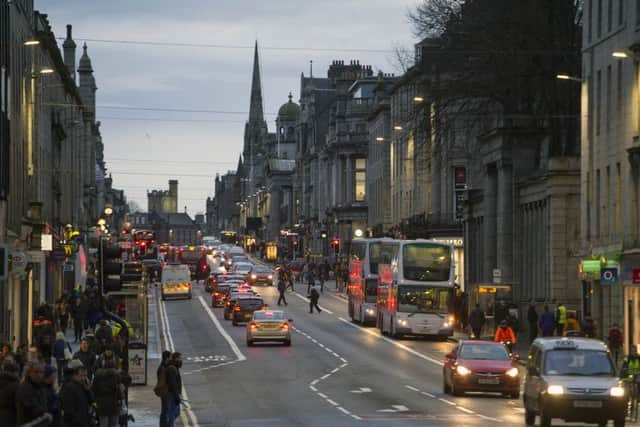 Aberdeen has seen the weakest house price growth over the last year, with prices falling by 6.9 per cent. Picture Ian Rutherford
