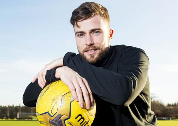 Hibernian's Lewis Stevenson looks ahead to his side's match against Falkirk. Picture: SNS Group