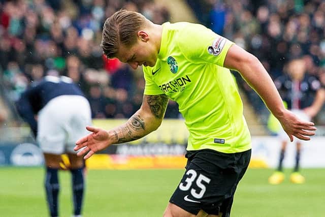 Jason Cummings opened the scoring for Hibs. Picture: Ross Parker/SNS Group