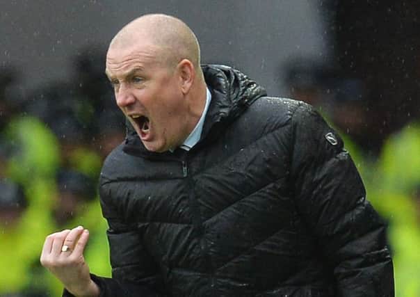 Mark Warburton is not happy with Stephen Craigan.  Picture: Mark Runnacles/Getty Images
