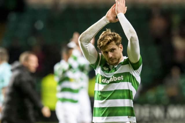 Celtic's Stuart Armstrong says the players aren't thinking about making history. Picture: Craig Williamson/SNS