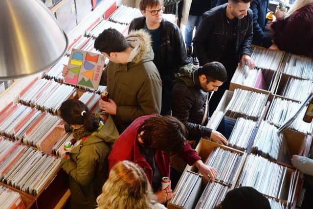 Love Vinyl record shop in Hoxton, east London. Picture: John Stillwell/PA Wire