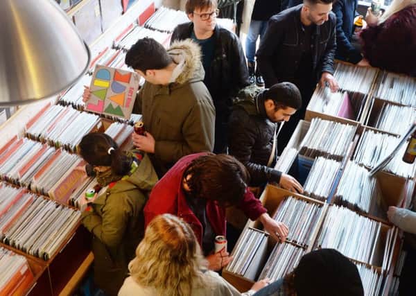 Love Vinyl record shop in Hoxton, east London. Picture: John Stillwell/PA Wire
