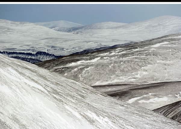 From the hills above Glenshee looking towards Breamar and Balmoral, and the Cairngorms. Picture: Donald MacLeod/TSPL