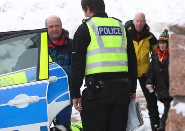 Bob and Cathy Elmer, who were rescued from Cairngorm Mountain on Monday. Picture: Peter Jolly