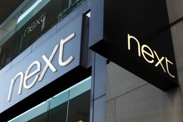 Next said its sales fell in the run-up to Christmas, sending its shares tumbling. Picture: Paul Faith/PA Wire