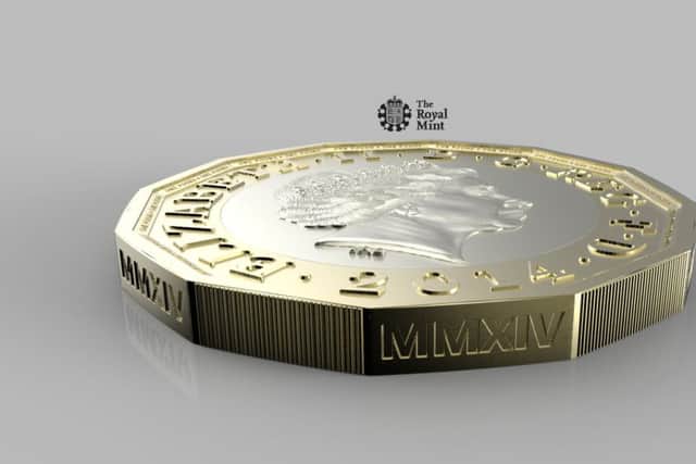 The new £1 coin. Image: The Royal Mint