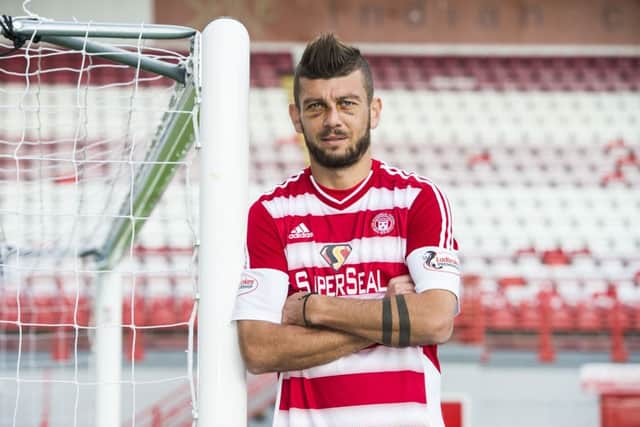Ex-Celtic midfielder Massimo Donati arrived at the Superseal Stadium last summer. Picture: SNS