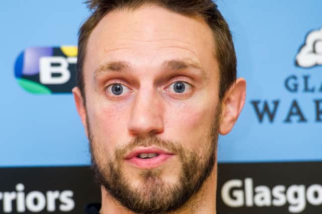 Glasgow Warriors' assistant coach Mike Blair speaks to the press ahead of their Guinness Pro12 game against Cardiff Blues. Picture: SNS