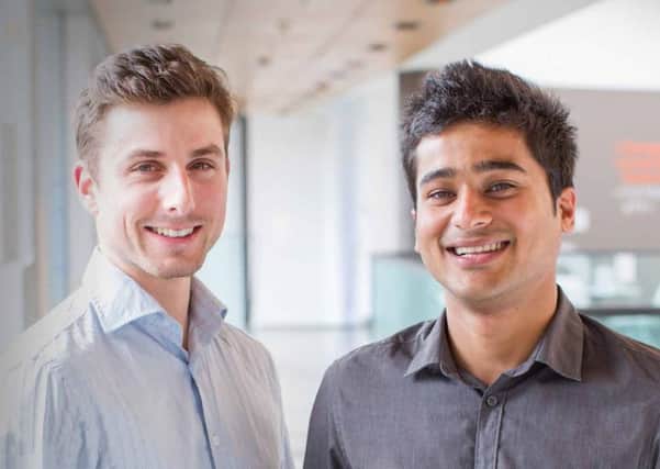 Swipii co-founders Louis Schena, left, and Chitresh Sharma. Picture: Contributed