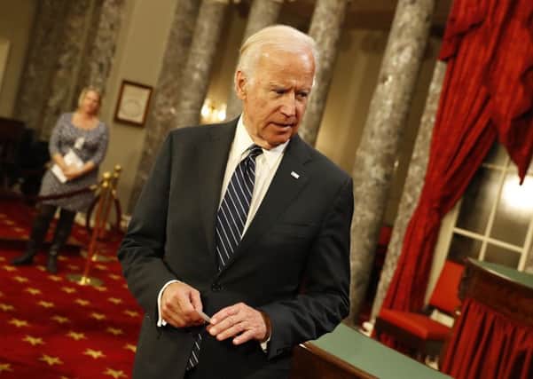 Joe Biden criticised Donald Trumps comments on Twitter. Picture: Getty Images