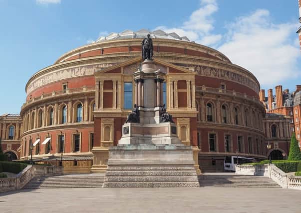 Royal Albert Hall concert venue in London