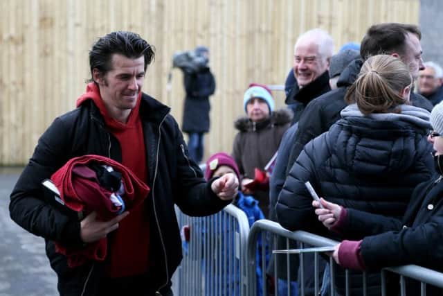Joey Barton arrives before Burnley's Premier League match against Sunderland at Turf Moor on HogmanayPicture: Richard Sellers/PA Wire