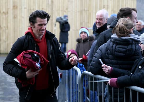 Joey Barton arrives before Burnley's Premier League match against Sunderland at Turf Moor on HogmanayPicture: Richard Sellers/PA Wire