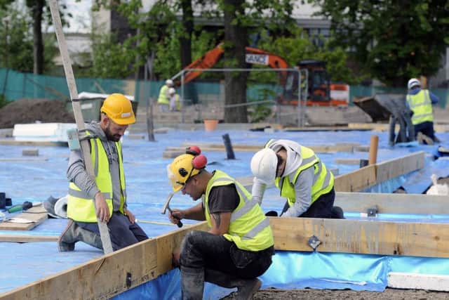 Persimmon cheered the housebuilding sector with its positive trading update. Picture: Michael Gillen