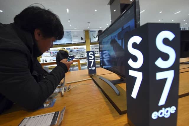 South Korean tech giant
Samsung expects fourth-quarter profits to soar 50%. Picture: Jung Yeon-Je/AFP/Getty Images