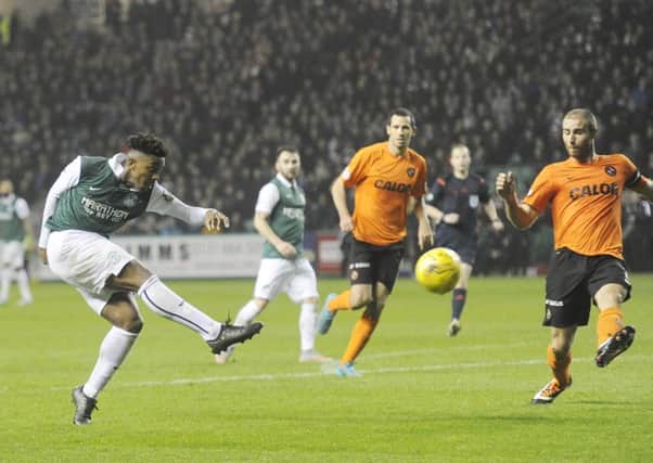Dominique Malonga in action during the League Cup quarter-final meeting in November 2015. Picture: Greg Macvean