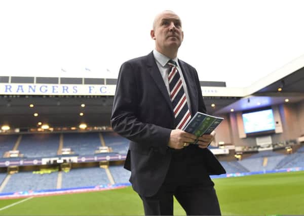 Life in the top flight has been a little bumpy for Mark Warburton and Rangers. Picture: SNS