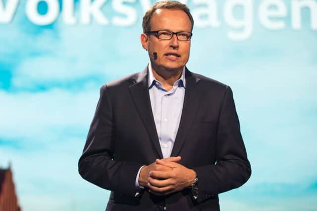 Volkswagen's North American CEO Heinrich Woebcken. Picture: AFP/Geoff Robins