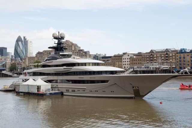 Sales of superyachts have been boosted.