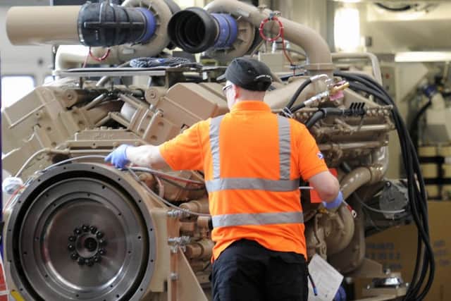 The upturn in confidence reflects sharp improvements in the manufacturing and services sectors. Picture: John Devlin