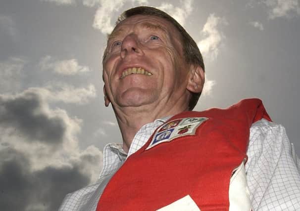 Former British & Irish Lion Ken Scotland with his 1959 shirt. Picture: Neil Hanna