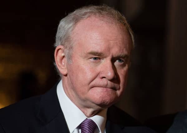 Martin McGuinness resigned as Deputy First Minister of Northern Ireland in protest at the Democratic Unionist Party's handling of a botched renewable energy scheme. Picture: Jeff Spicer/PA Wire