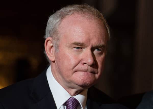 Martin McGuinness resigned as Deputy First Minister of Northern Ireland in protest at the Democratic Unionist Party's handling of a botched renewable energy scheme. Picture:  Jeff Spicer/PA Wire