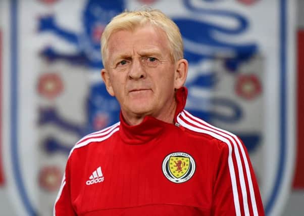 Scotland manager Gordon Strachan says 'we only have ourselves to blame' for failure. Picture: Getty.