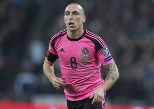 Scott Brown returned for Scotland against England at Wembley and will decide on his international future after the winter break. Picture: Alan Harvey/SNS
