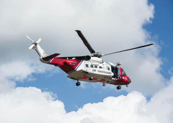 A Sikorsky S92 helicopter in operation with the Coastguard. Picture: John Devlin