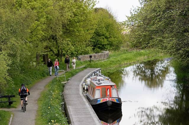 Three miles of the Union Canal near Linlithgow are being drained. Picture: Scottish Canals